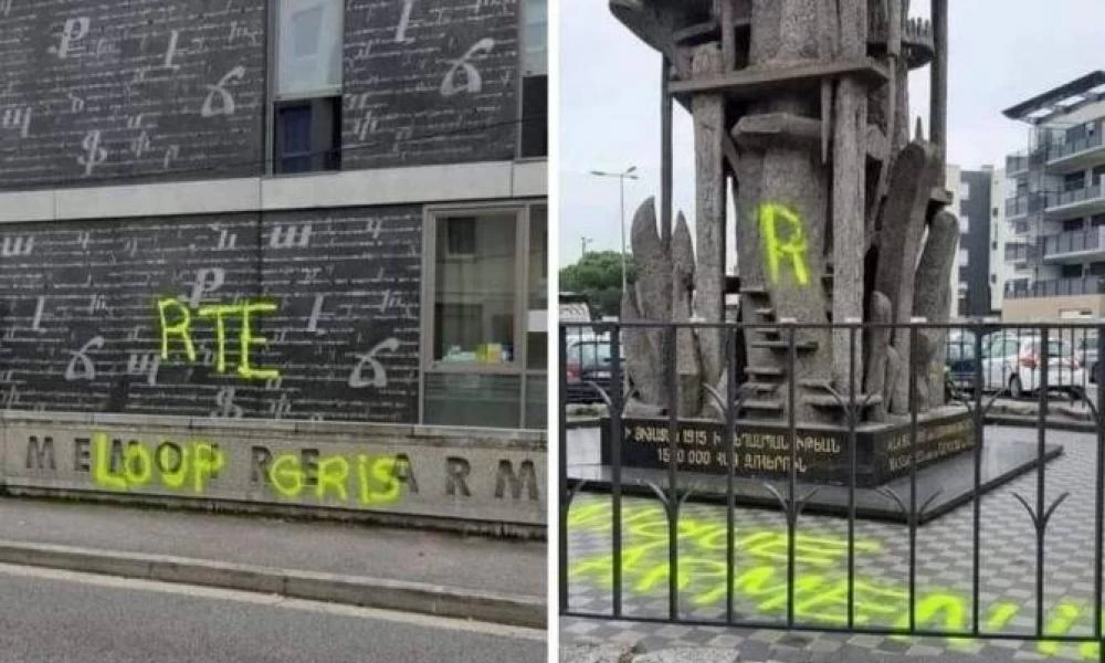 Γαλλία: Βανδάλισαν μνημείο της Γενοκτονίας των Αρμενίων στη Λυών